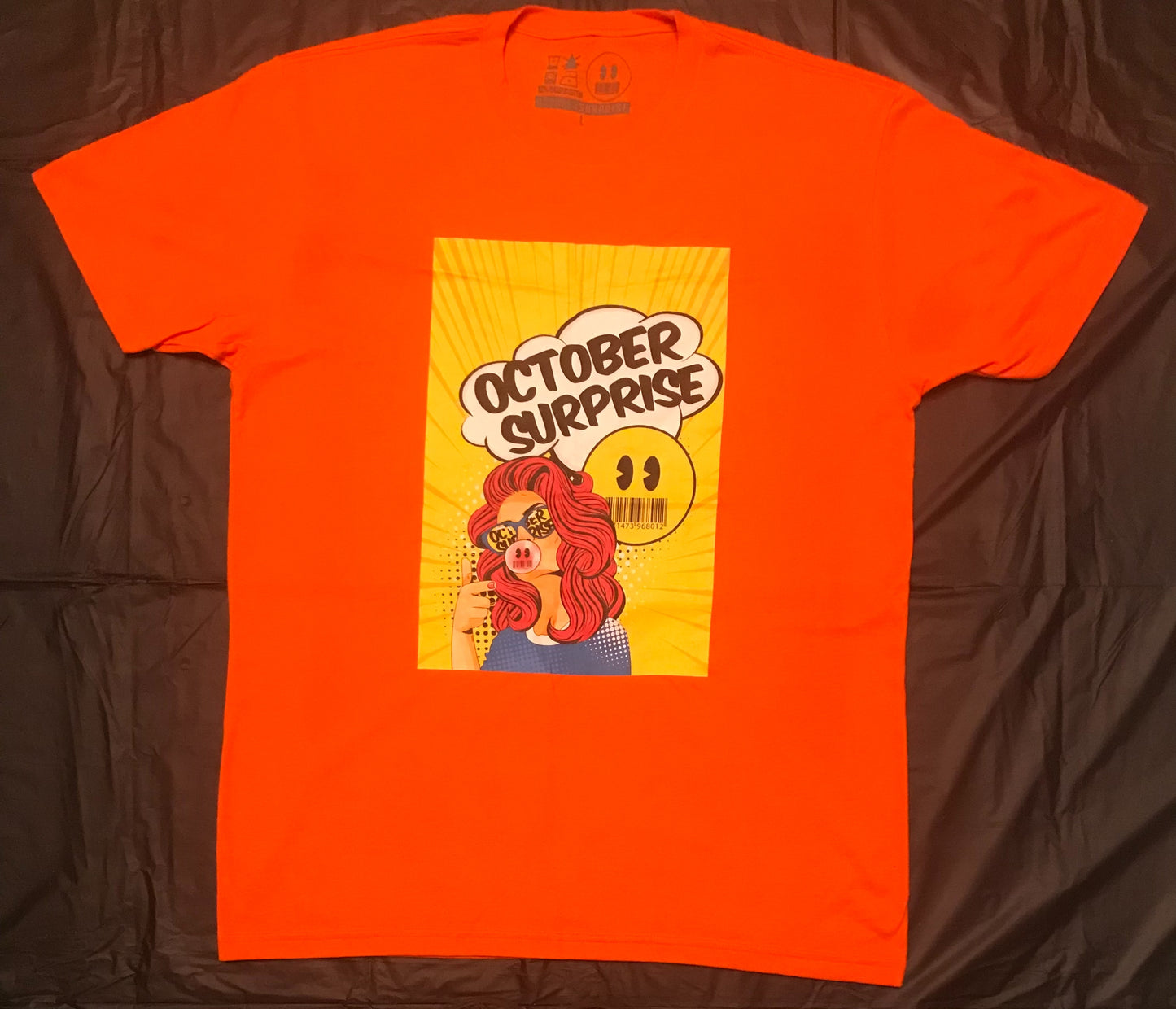 October Surprise Bubble Gum Girl T-shirt