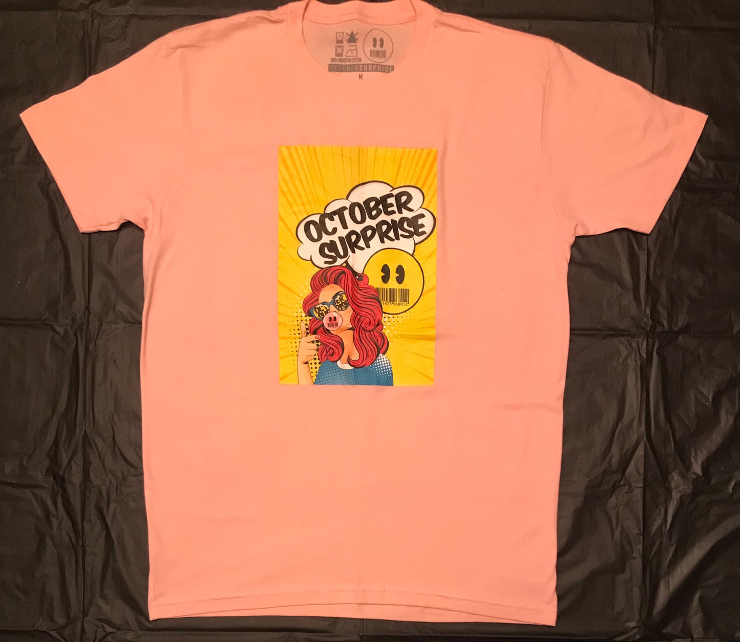 October Surprise Bubble Gum Girl T-shirt